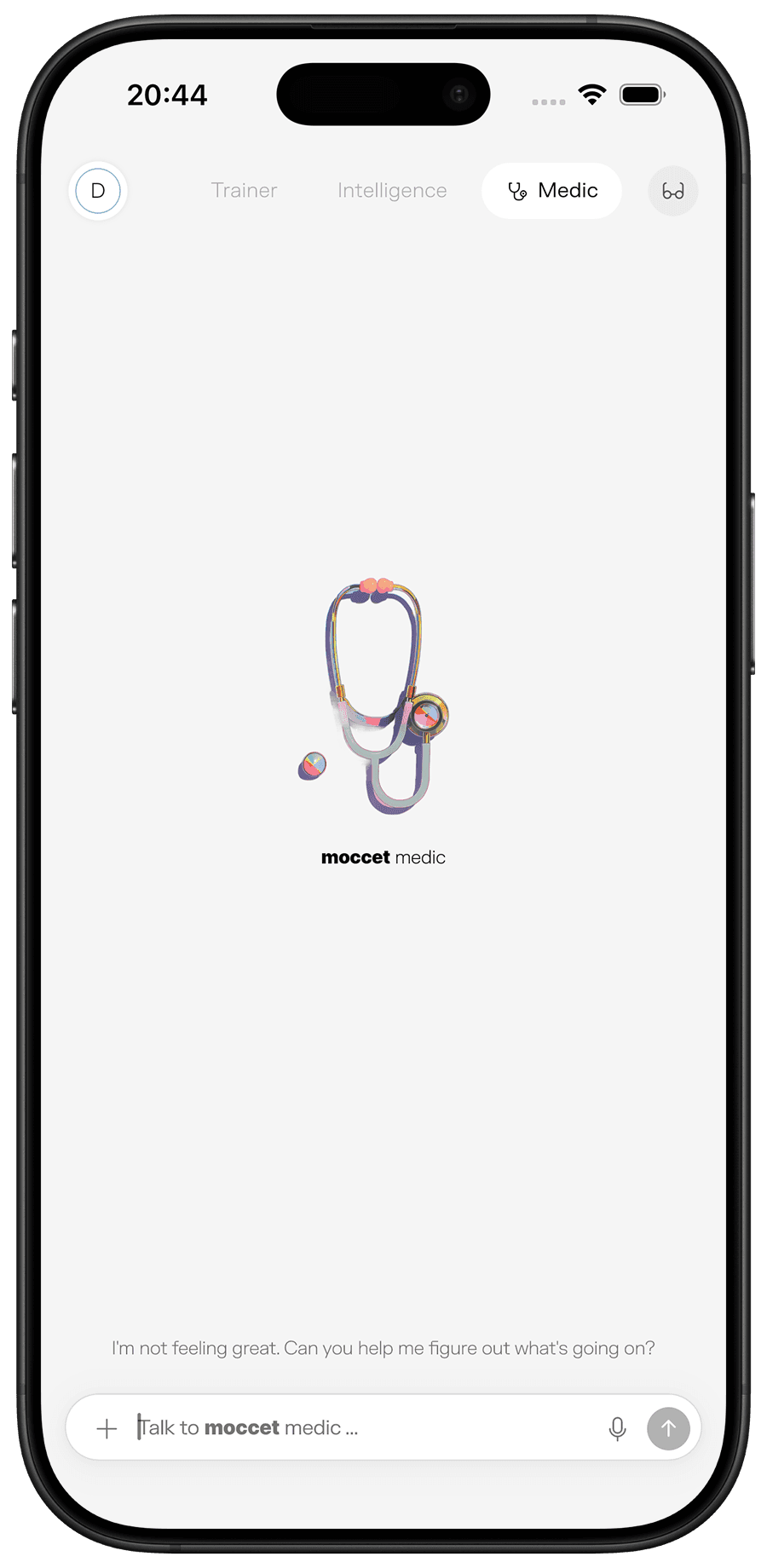 Product UI — daily companion